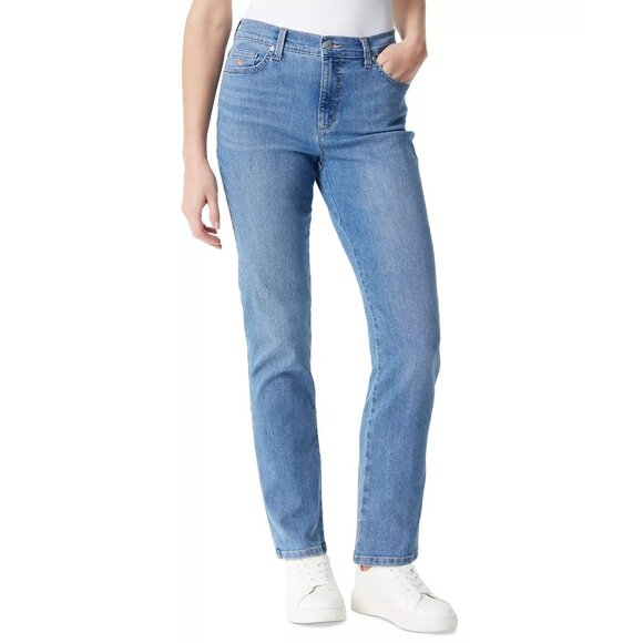 Gloria Vanderbilt Womens Amanda Jeans Grand Rapid Size 10 NWT - Picture 1 of 3
